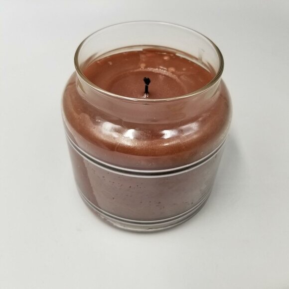 Yankee Candle Retired Black Band Hazelnut Coffee Housewarmer 14.5 oz Jar Rare - Picture 6 of 6